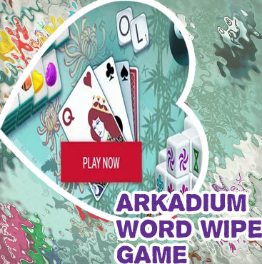 Arkadium word wipe game