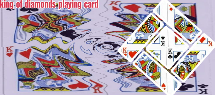 King of diamonds playing cards