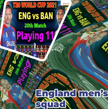 Playing 11 of england
