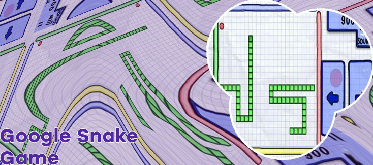 Snake game doodle