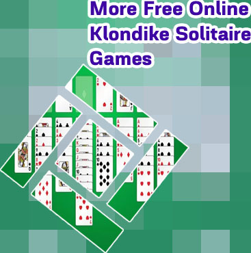 Solitaire card game on computer