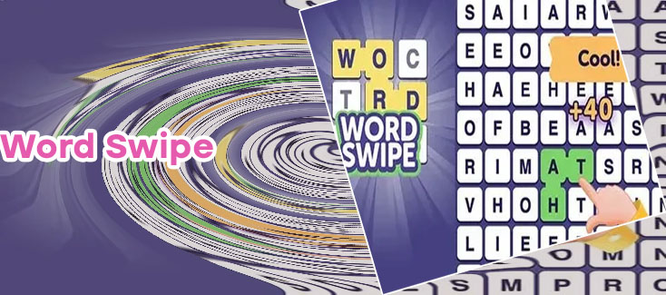 Word swipe game